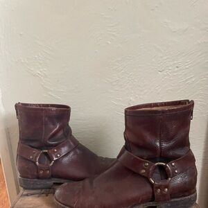 Women’s size 8.5B Fye Veronica Harness low boots in the color Cognac